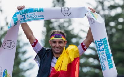 Jelle Geens storms to IRONMAN 70.3 Port Macquarie victory